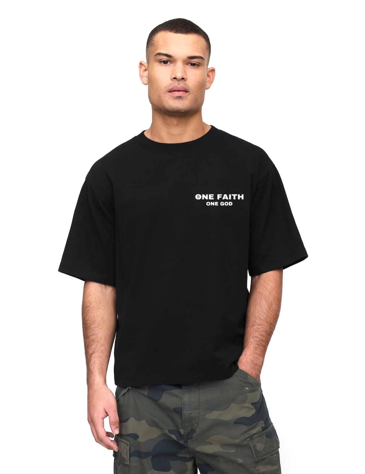 ONE FAITH ONE GOD heavyweight t-shirt