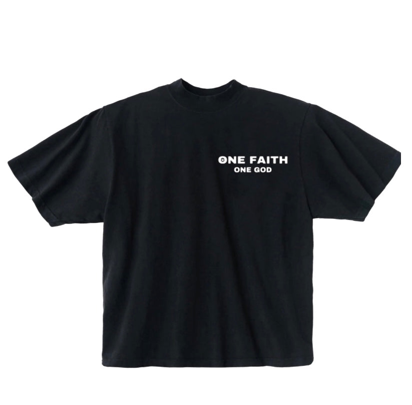 ONE FAITH ONE GOD heavyweight t-shirt