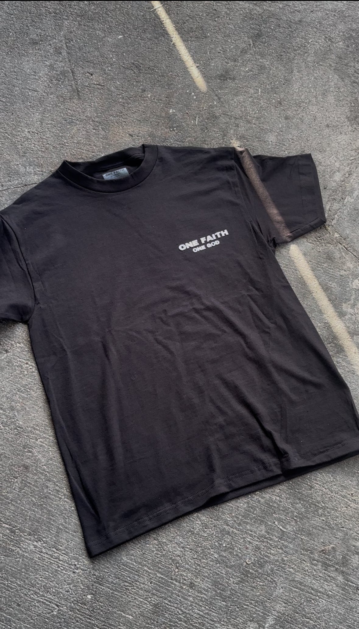ONE FAITH ONE GOD heavyweight t-shirt